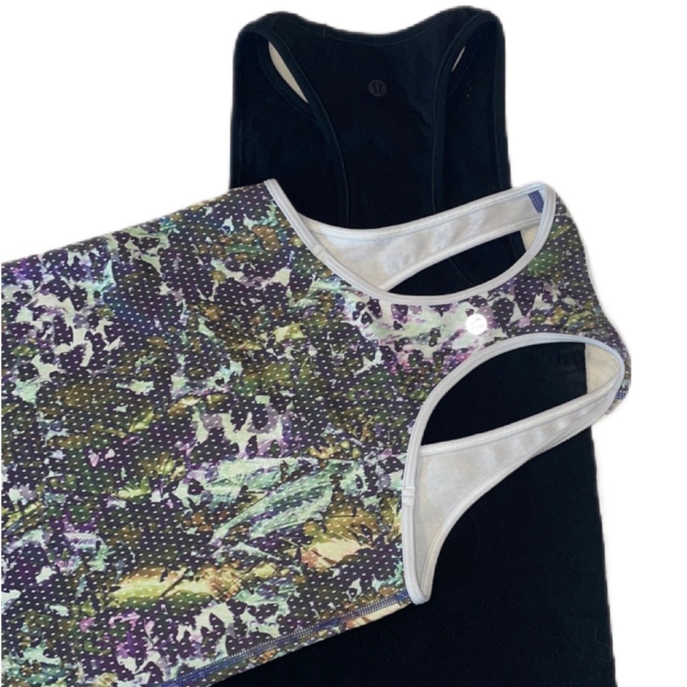 Pair of Lululemon tank tops